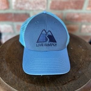 Patagonia - “live simply” low pro trucker. Rare color, great condition!